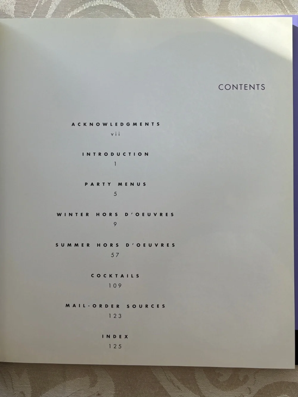 Hors d’Oeuvres by Gillian Duffy Hardcover Cookbook